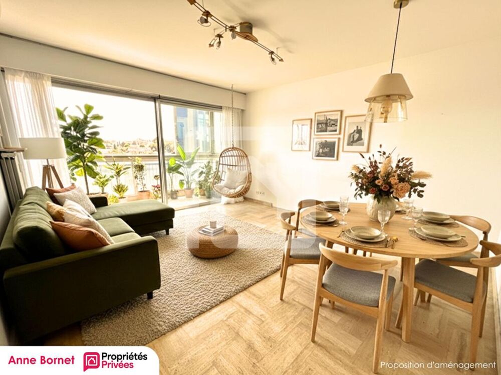 Vente Appartement Appartement 4 pièces 89 m2 avec 3 loggias, parking au sous-sol Le cannet