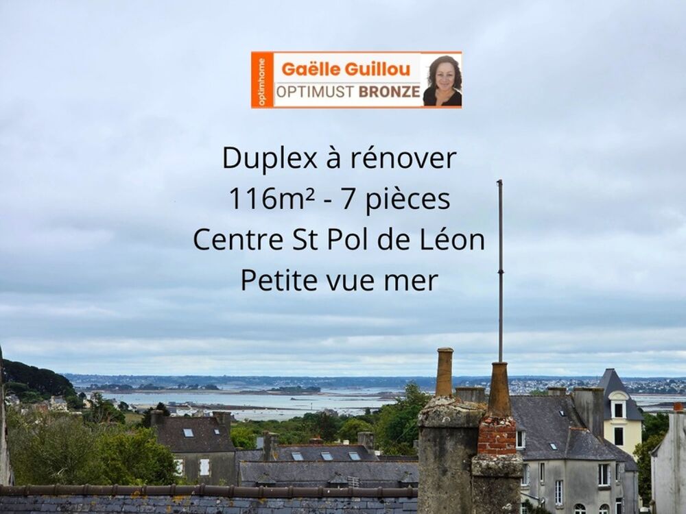 Duplex de 116m² - A rénover au coeur de St Pol de Léon