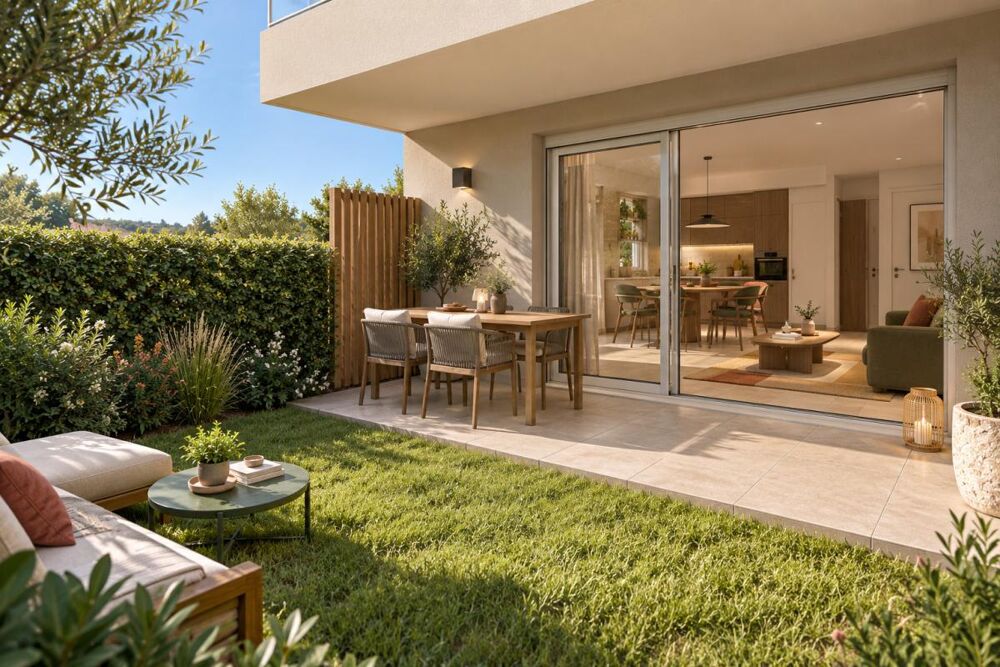 T2 AMBÉRIEU EN BUGEY 42m² - JARDIN - TERRASSE - GRAND SÉJOUR/CUISINE