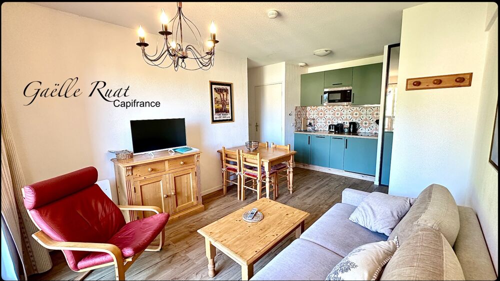 FONT-ROMEU (66120)  GAËLLE RUAT CAPIFRANCE  APPARTEMENT T2 RÉNOVÉ  DERNIER ÉTAGE  BALCON  BOX PRIVATIF  PISCINE  SALLE DE