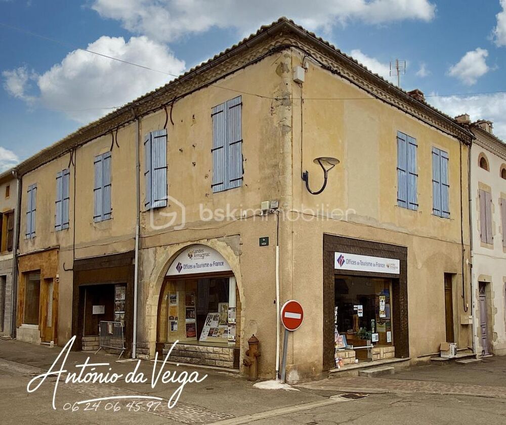? À VENDRE  Bâtiment Mixte 300 m²  Centre de Gabarret ?