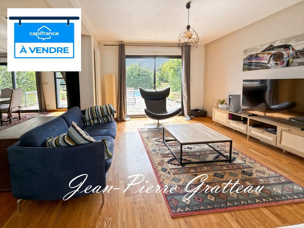 Vente Maison Dept de la Vienne (86) Maison contemporaine type 6 avec piscine, double garage et pergola bioclimatique Vouneuil sur vienne