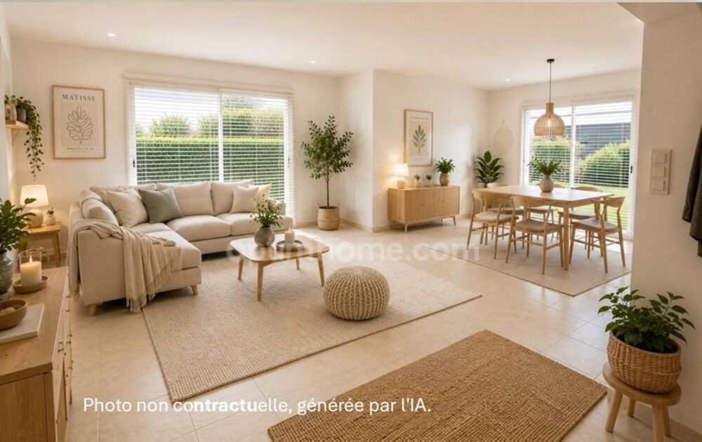 Maison contemporaine, plage à pied