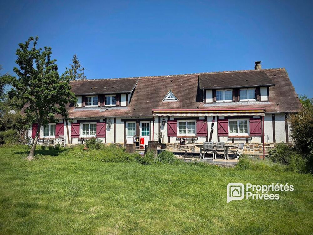 MESNILS-SUR-ITON LONGÈRE DE 160 m², PISCINE, DÉPENDANCES, CADRE BUCOLIQUE - 279 900 HAI