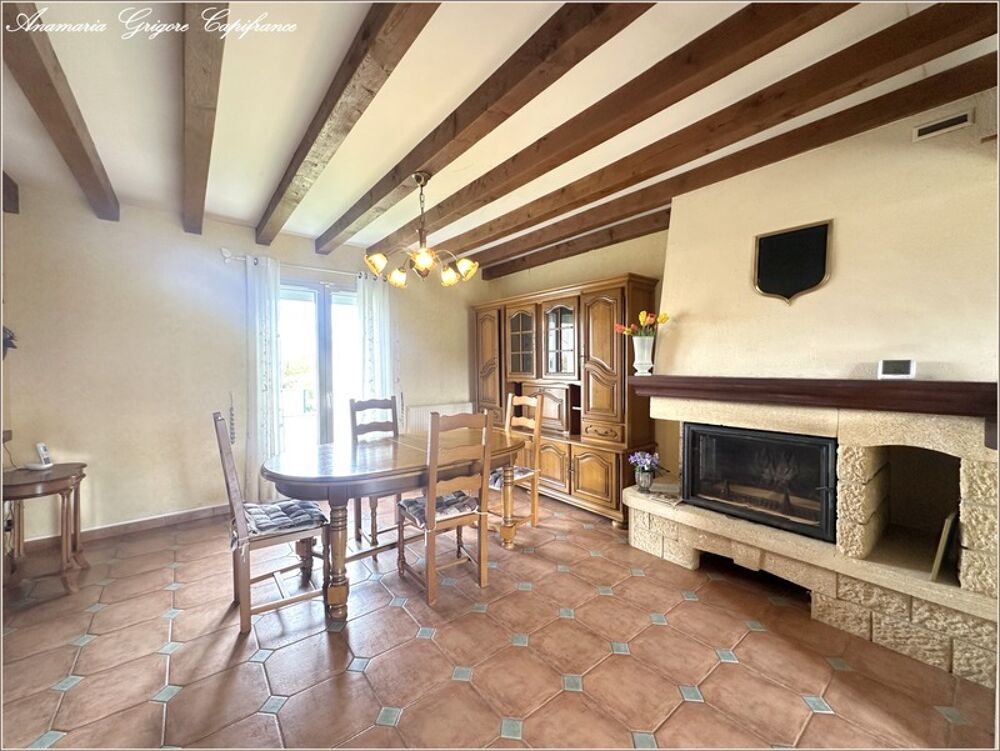CHUISNES ( 28190) - Maison familiale 102m², 3 chambres (possibilité d'une quatrième) terrain 1141 m², sous-sol total