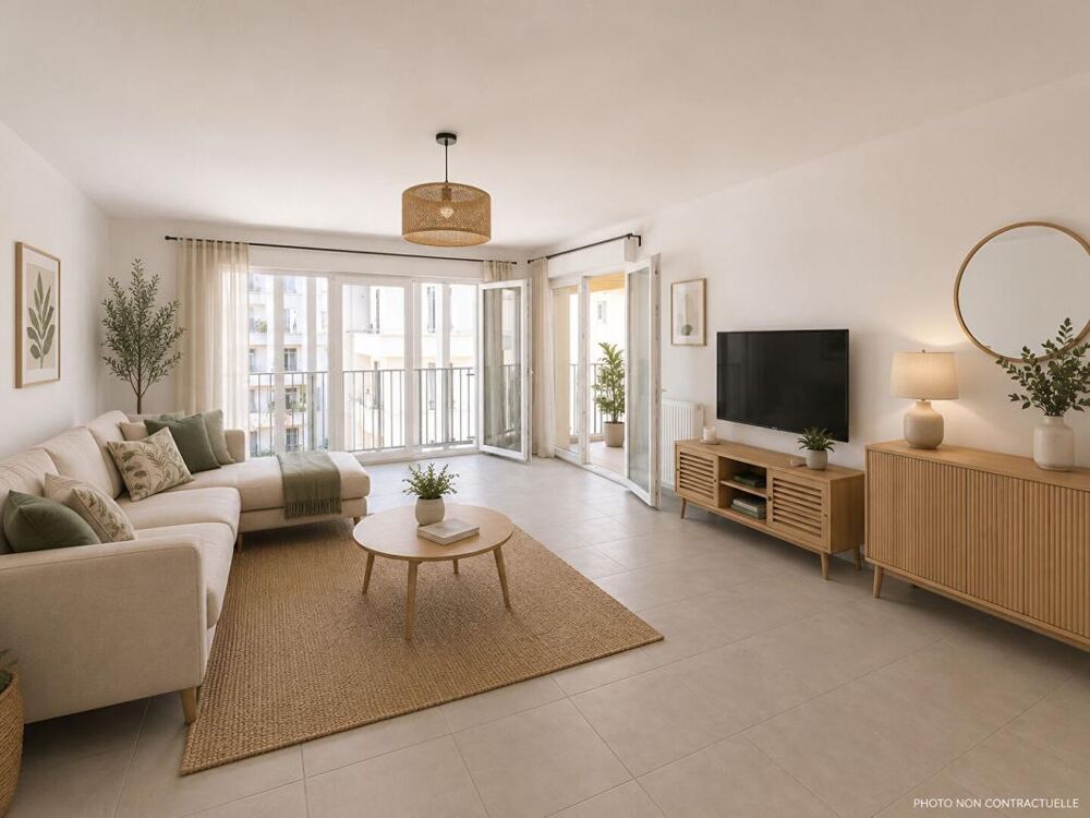 Vente Appartement Marseille 13002 Euroméditerranée - Appartement T3 - 73 m² avec terrasse et box Marseille 2