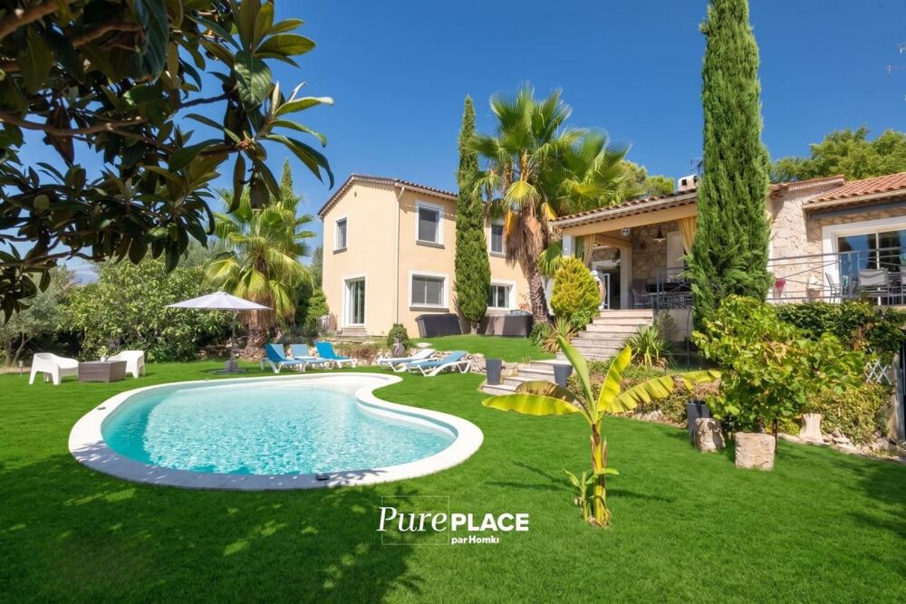 Vente Propriété/Château Mouans-Sartoux – Propriété rénovée à l'abri des regards, avec piscine et T2 indépendant Mouans sartoux
