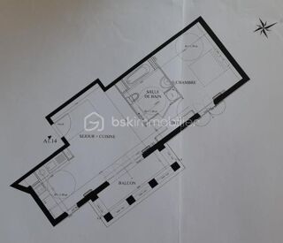  Appartement � vendre 2 pi�ces 44 m�