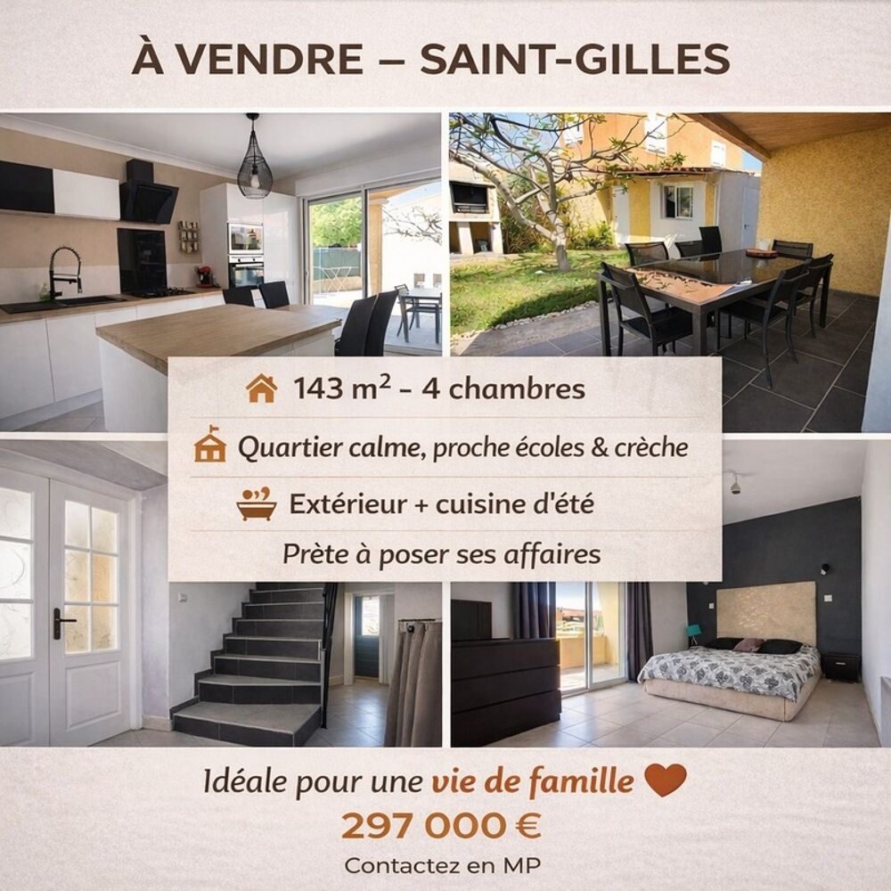 Maison familiale 143 m²  4 chambres