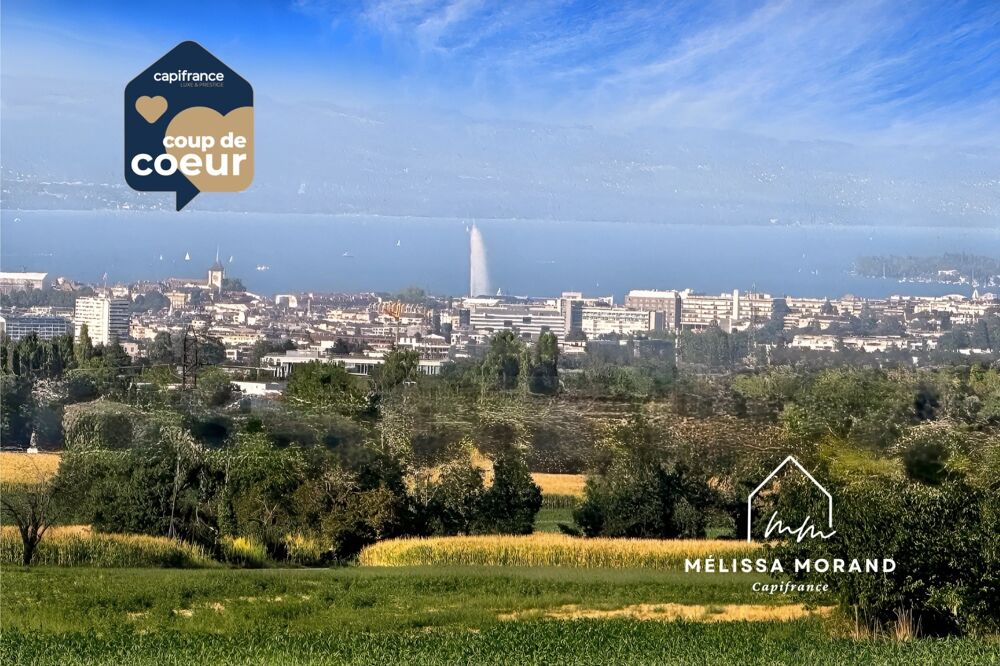 Appartement T4 de 86 m2 à NEYDENS (74), Terrasse, vue Jura et jet d'eau - Proche Genève, frontière suisse