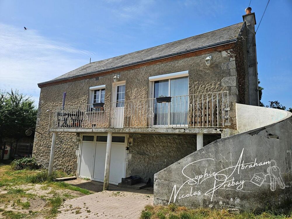 Maison avec sous-sol et terrain