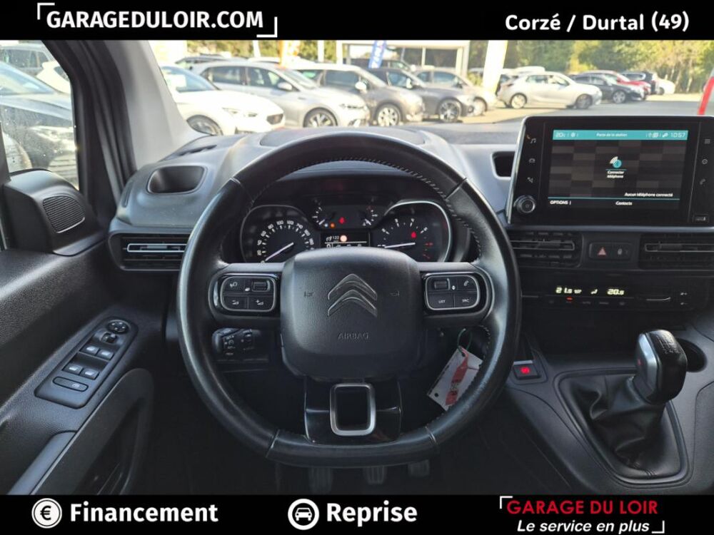 Berlingo III Taille M BlueHDi 100 S&S BVM Feel 2020 occasion 49140 Corz&eacute;