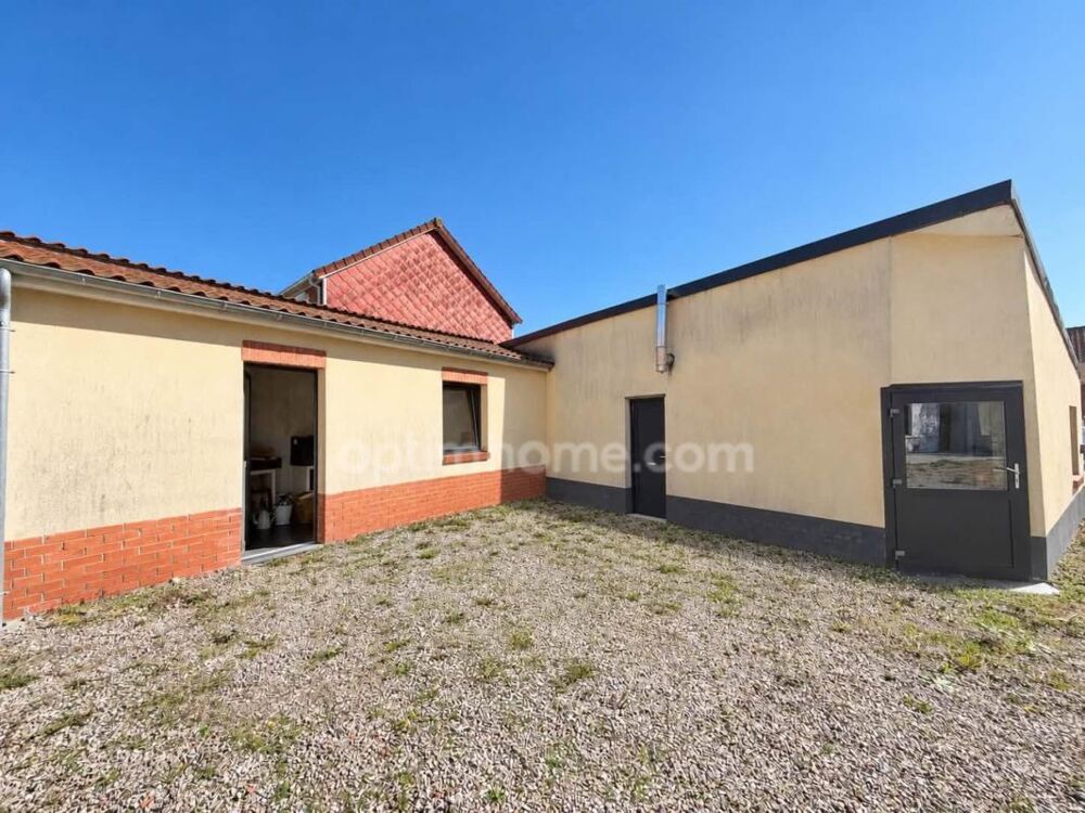 Vente Maison Maison 132 m² avec dépendances, atelier/showroom et garage double – Terrain 1 700 m² Tilloy les hermaville