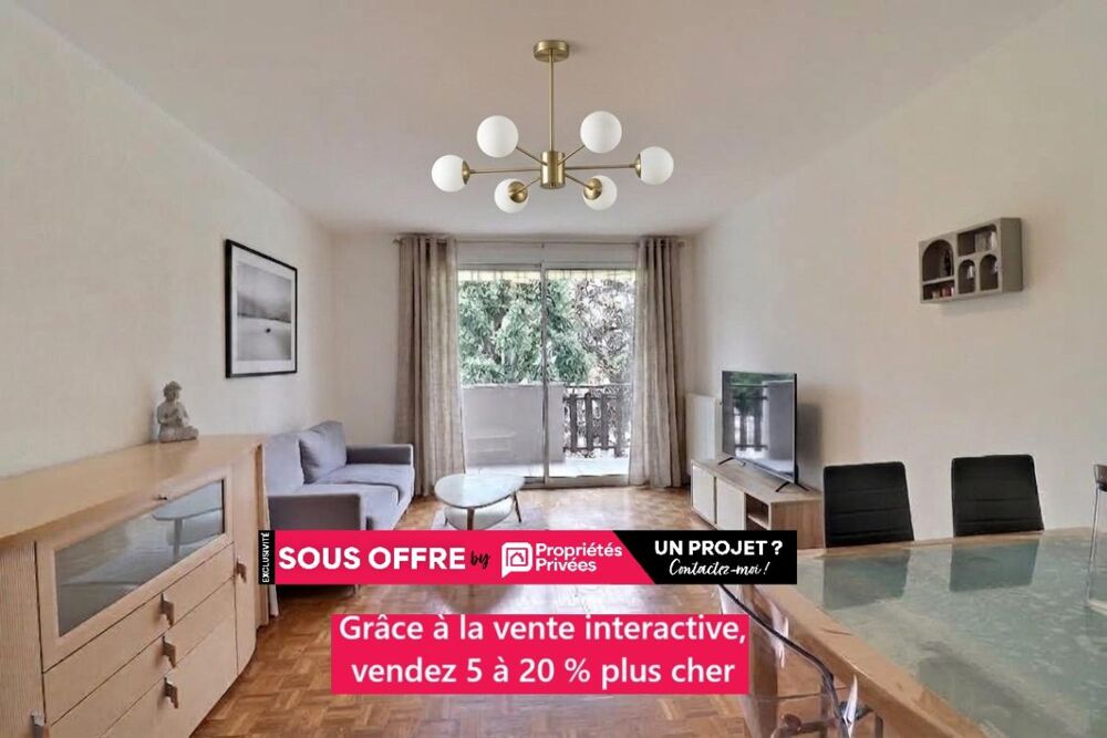 Vente Appartement Appartement Type 3 , 72m²  carrez, traversant avec Balcon sud/Est + garage et cave Annecy