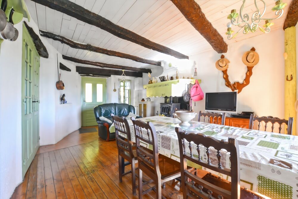 ROQUEBRUN  PROCHE SAINT-CHINIAN ET BERLOU  MAISON 3 PIÈCES  75 M²  2 CHAMBRES  TERRASSE  CAVE  VUE DÉGAGÉE  TRÈS CALME
