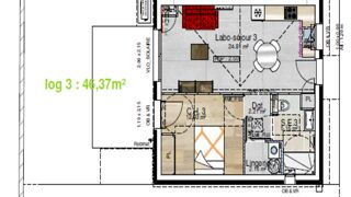  Maison 3 pi�ces 47 m� La verrie