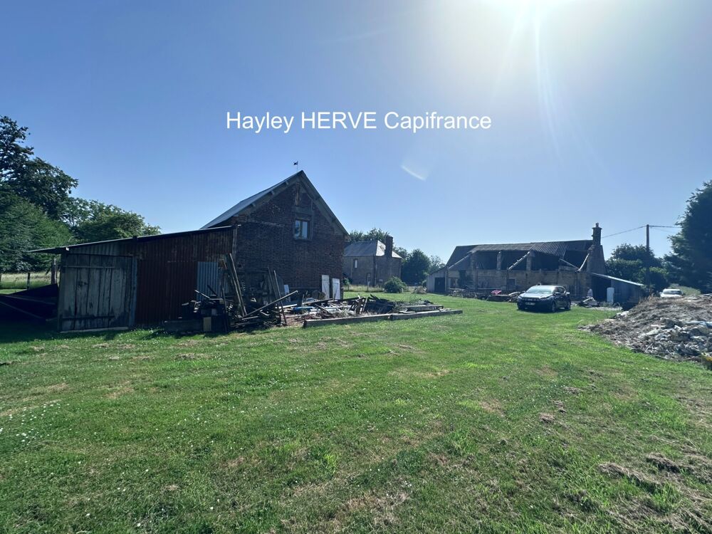 Vente Remise/Grange Ensemble de bâtiments avec terrain clos de 3 600 m² – Idéal artisan CHAULIEU (50) Chaulieu