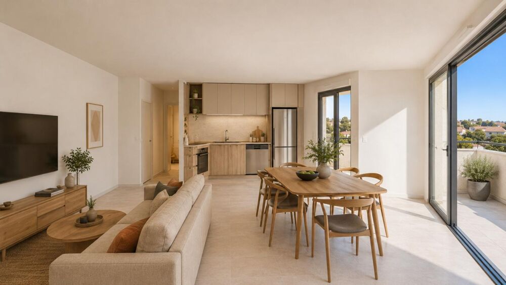 CENON  T3 AVEC TERRASSE + DRESSING + PARKING