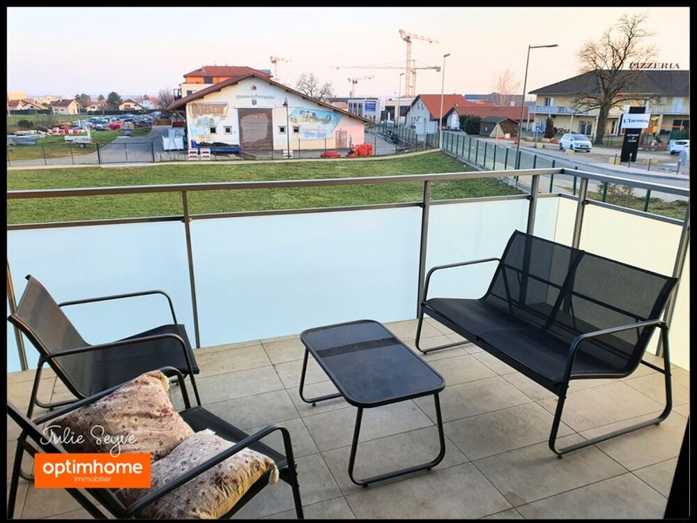 Location Appartement Magnifique T2 meublé Cessy Centre Vue Mont Blanc avec garage privatif et terrasse Cessy