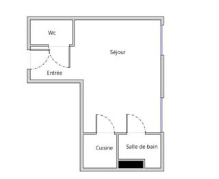  Appartement à vendre 1 pièce 23 m²