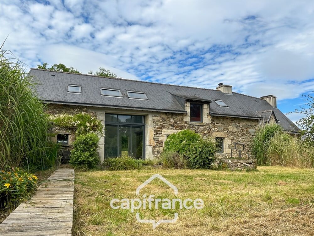 PROPRIÉTÉ DE CARACTÈRE AVEC LONGÈRE DE 185 M², DEUX LOGEMENTS INDÉPENDANTS, HANGAR A QUELQUES MINUTES DE PONTIVY  SAINT-GÉRAND