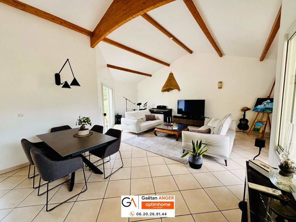 Maison de plain-pied 131m2 - piscine - garages - grand jardin
