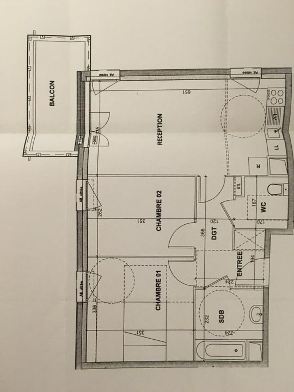 Location Appartement Appartement de 56m2 à louer sur Mantes-la-Ville Mantes la ville