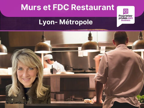 LYON AGGLOMERATION - RESTAURANT sous enseigne -MURS et FDC 1780000 69007 Lyon