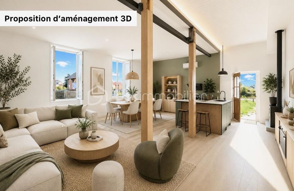 DUPLEX-JARDIN À CRÉER - 132m² DANS UNE BÂTISSE EN PIERRES DORÉES