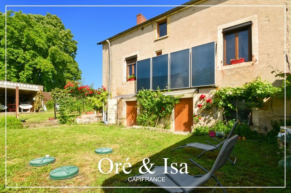 Vente Maison Dpt Cher (18), Loye-Sur-Arnon, Maison 112 m² – Grand terrain, dépendance de 100 m² et garage avec fosse Loye sur arnon