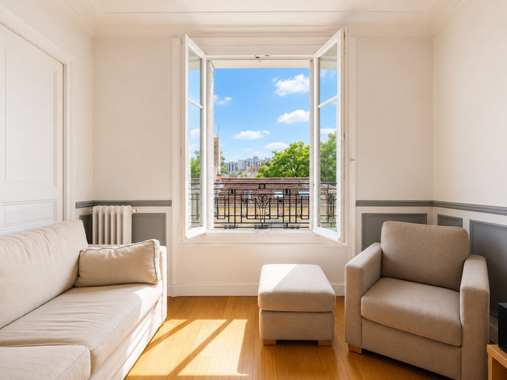 Vente Appartement Paris 15 – 2 pièces traversant et lumineux – Parc Georges-Brassens Paris 15