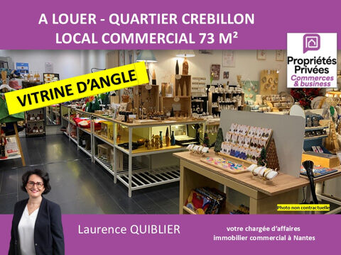 NANTES CENTRE - LOCAL COMMERCIAL PMR 73 m&sup2; A LOUER 3345 44000 Nantes