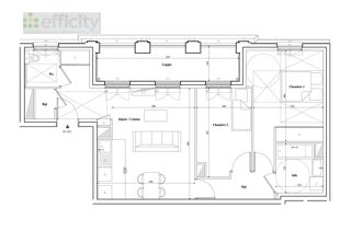  Appartement � vendre 3 pi�ces 61 m�