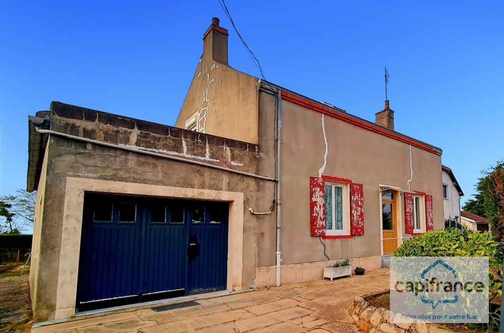 Maison lumineuse 109 m²  Fort potentiel  Possibilité 2 logements  Saint-Vallier 71230
