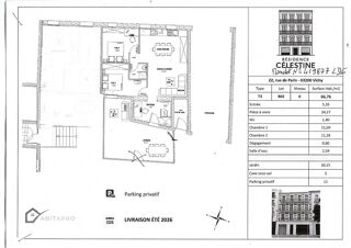  Appartement  vendre 4 pices 67 m