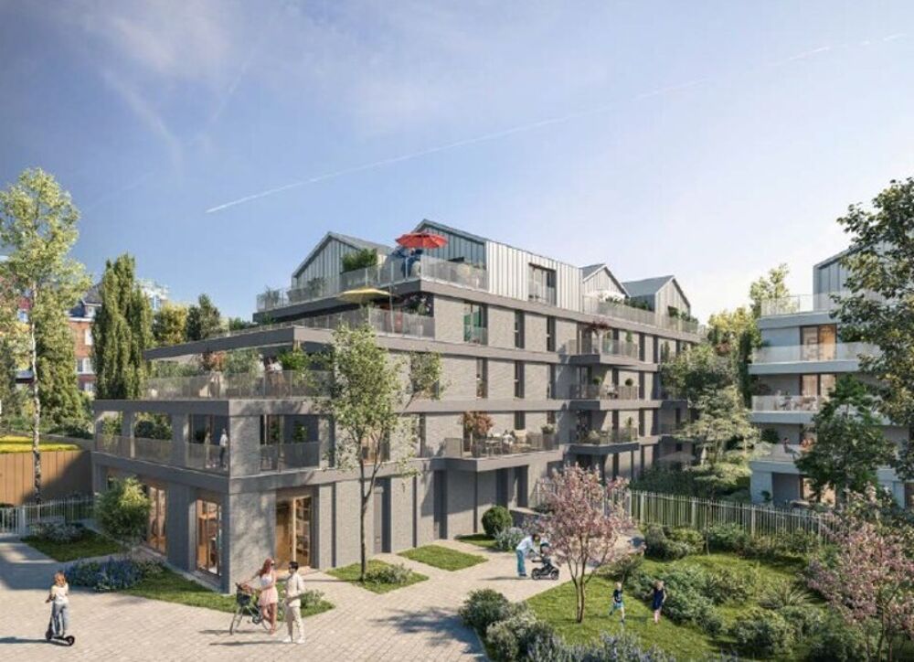 Marcq-en-Baroeul Superbe T5 au dernier étage avec terrasse et double garage