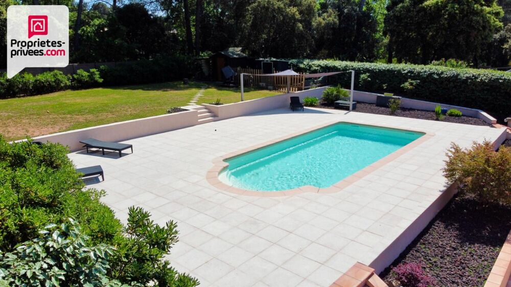 Vente Maison Villa sur La Motte - Plain-pied, 3 chambres, piscine, proche Golf Saint-Endréol La motte