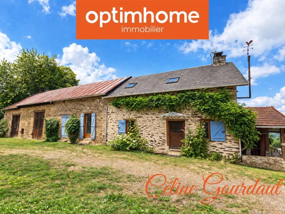 Vente Maison Maison 6 pces, 80 m² avec dépendances, source, terrain de 59 635 m² Sussac