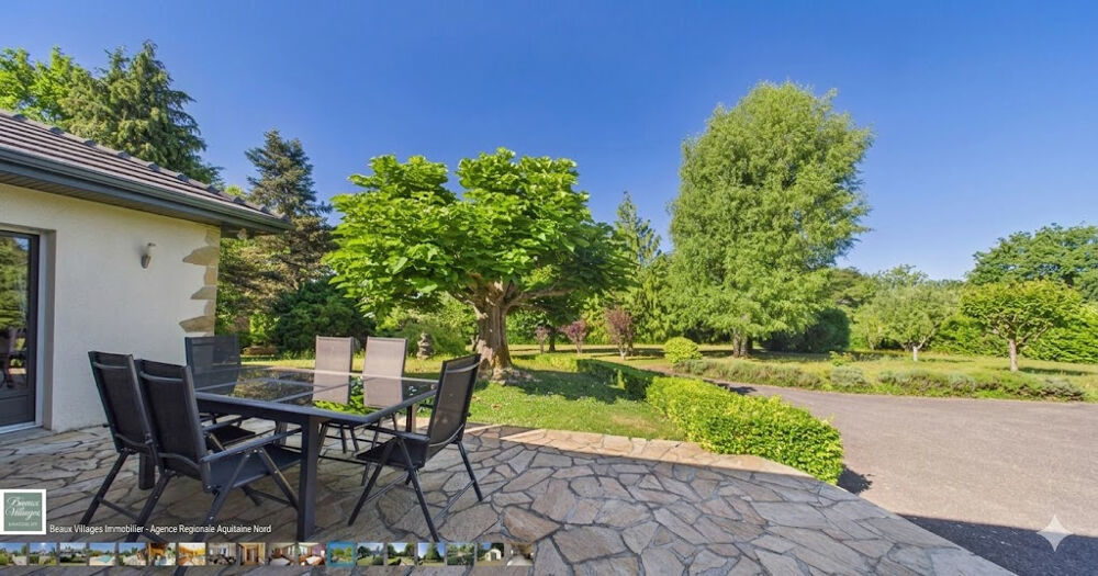 Maison contemporaine à Saint Mathieu avec 1ha arboré avec piscine chauffée et pool house