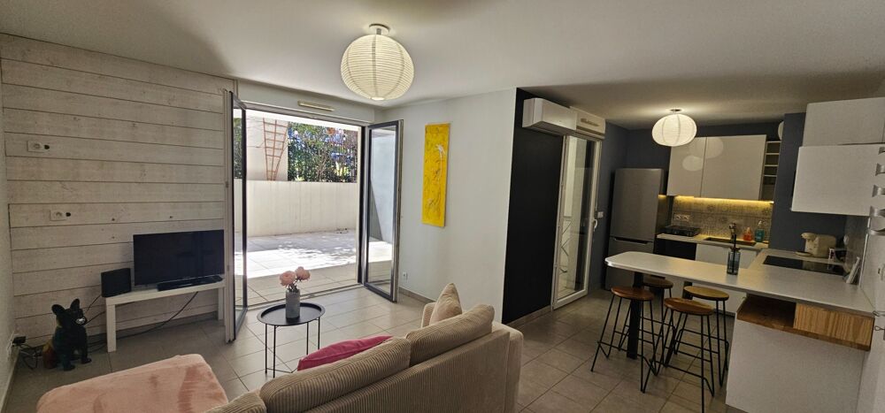 SAINT JEAN DE VEDAS (34) F3 avec grande terrasse et parking en sous-sol