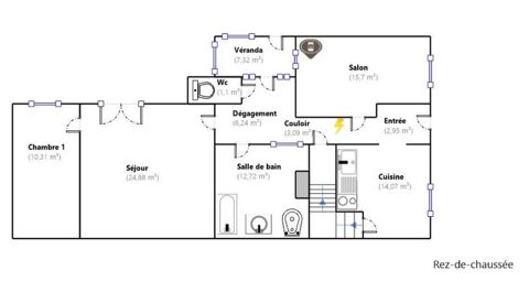   Maison  vendre 7 pices OVILLERS LA BOISSELLE (80) Maison - 7 pice(s) - 144 m
