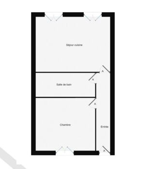  Appartement à vendre 2 pièces 33 m²