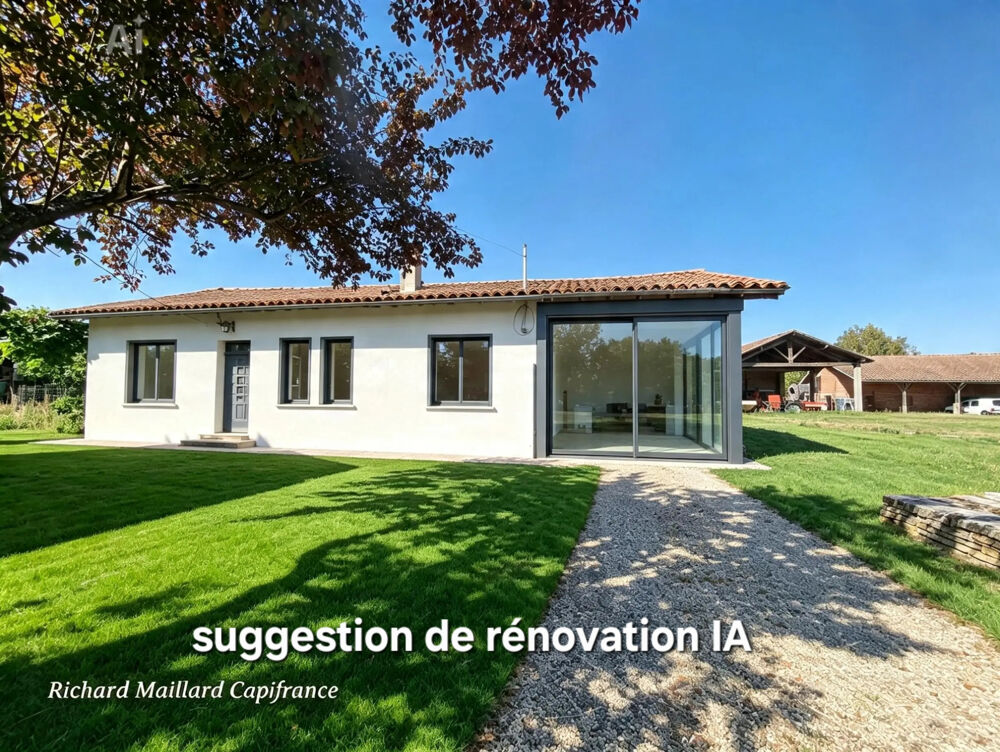 Maison ancienne à rénover + terrain constructible 809 m²  Bressols
