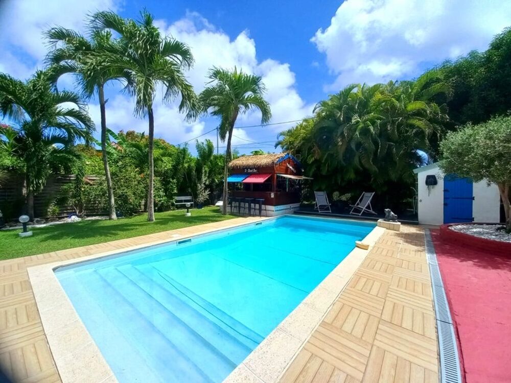 Vente Villa Maison T4 à vendre à Saint-François (971),plain-pied, piscine, pool house, jardin paysagé d'exception Saint francois