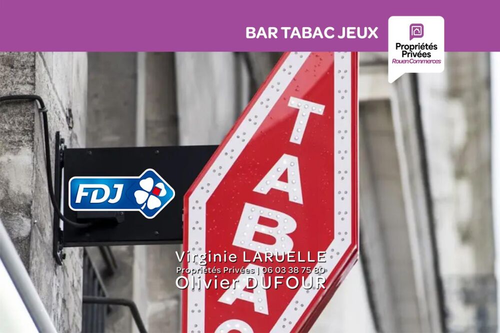   ROUEN EST / DARNETAL - BAR TABAC JEUX AVEC TERRASSE ET LOGEMENT 