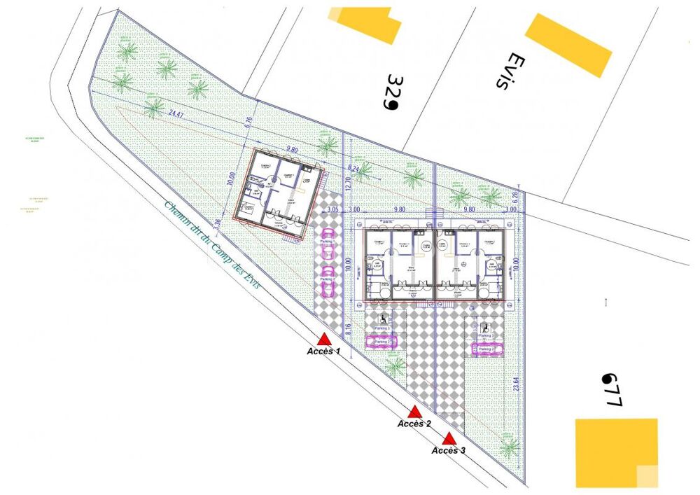 Vente Terrain Parcelle 598m² - Quartier Français Sainte suzanne