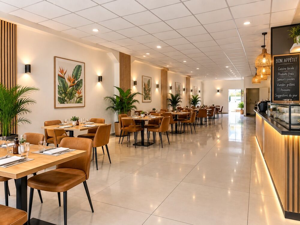   OPPORTUNITÉ À JARRY – LOCAL COMMERCIAL 100 M² EN RDC – VITRINE – RESTAURATION POSSIBLE Baie mahault
