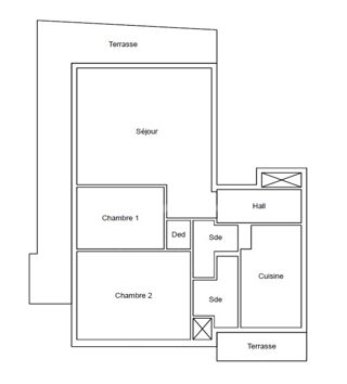  Appartement � vendre 3 pi�ces 80 m�