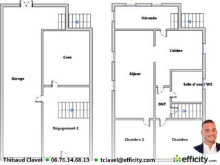  Maison � vendre 3 pi�ces 60 m�