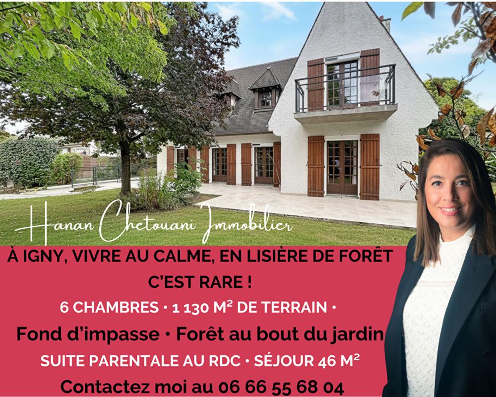 Vente Maison DOMAINE DE LA VALLÉE DE LA BIÈVRE  MAISON FAMILIALE EN LISIÈRE DE FORÊT, AU CALME ABSOLU Igny